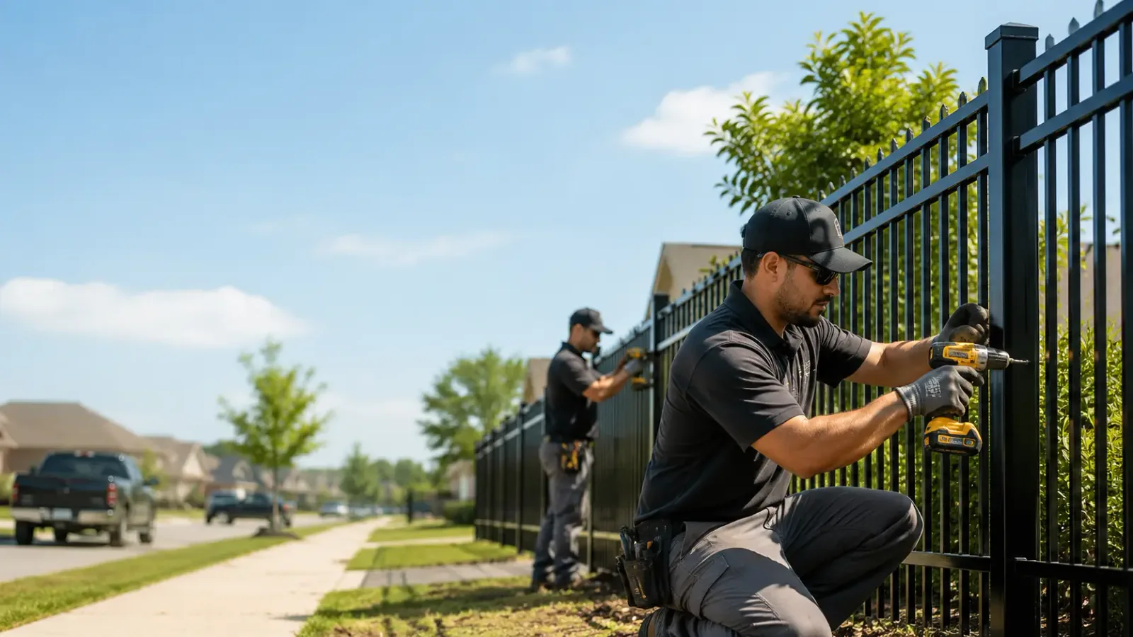 Metal Fence Installation in Fredericksburg, IA